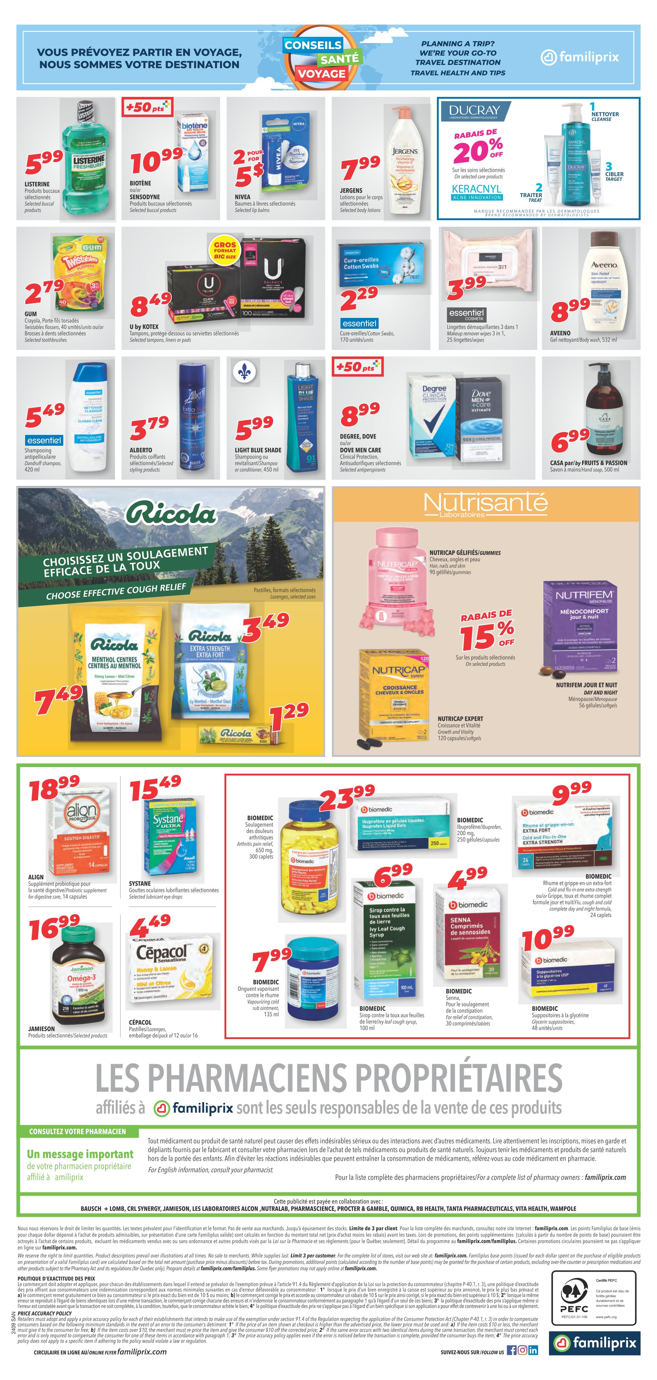 Familiprix Sante Flyer February 22 to 28