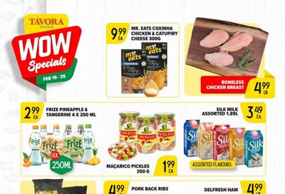 Tavora Foods Flyer February 19 to 25