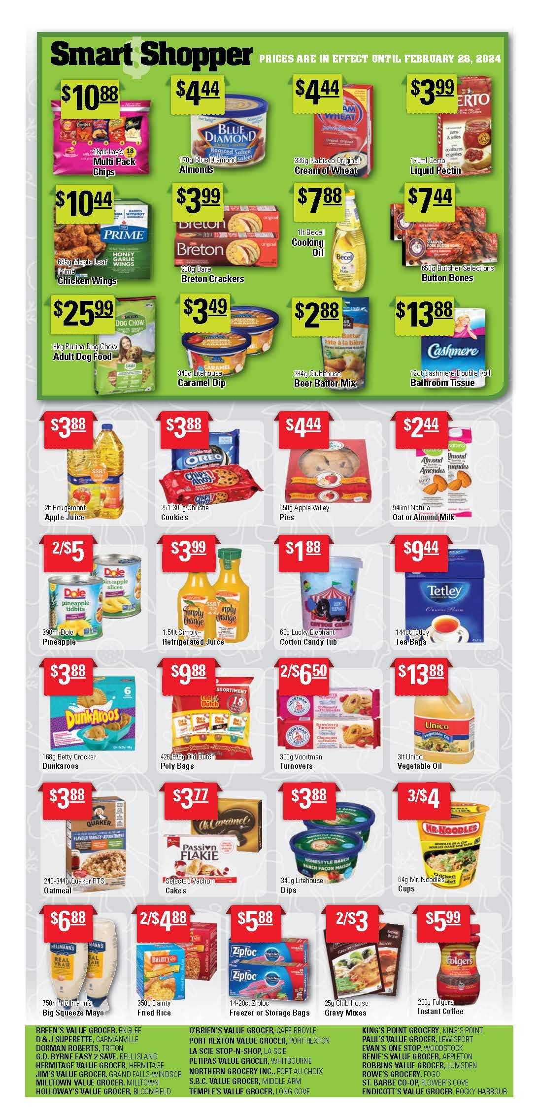 Value Grocer Flyer February 22 to 28