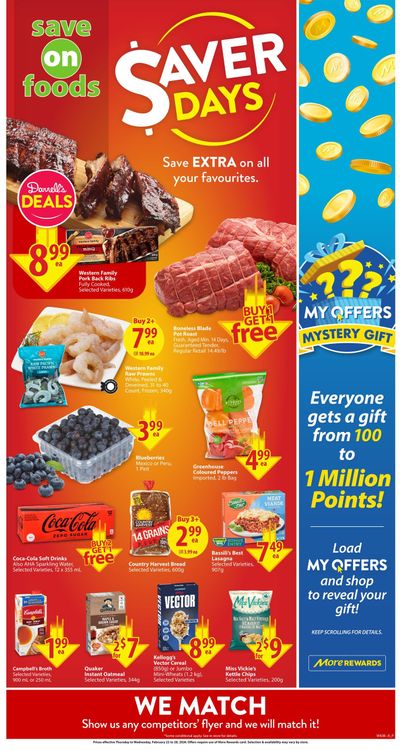 Save On Foods (BC) Flyer February 22 to 28