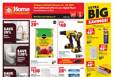 Home Hardware (BC) Flyer February 22 to 28