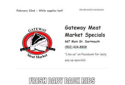 Gateway Meat Market Flyer February 22 to 28