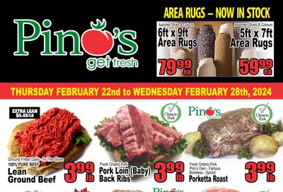 Pino's Flyer February 22 to 28