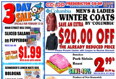 Fredericton Co-op Flyer February 22 to 28