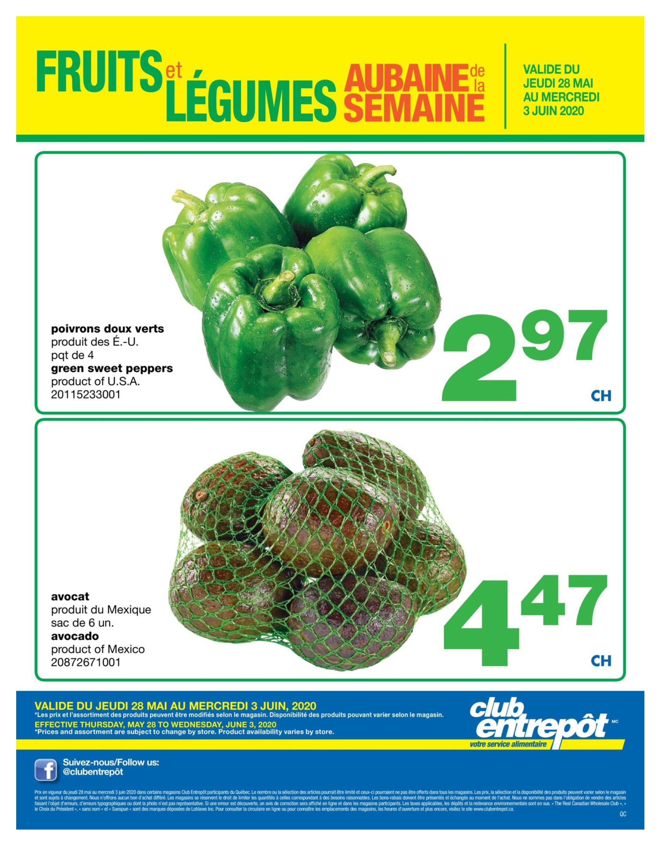 Wholesale Club (QC) Flyer May 28 to June 3