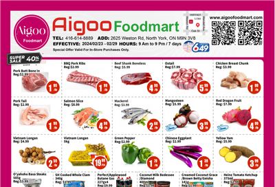 Aigoo Foodmart Flyer February 23 to 29