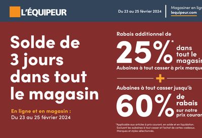L'Équipeur Flyer February 22 to 28