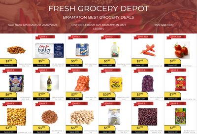 Fresh Grocery Depot Flyer February 22 to 28