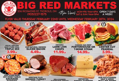 Big Red Markets Flyer February 22 to 28