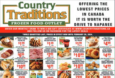 Country Traditions Flyer February 22 to 29