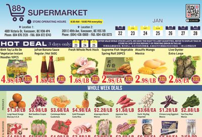 88 Supermarket Flyer February 22 to 28