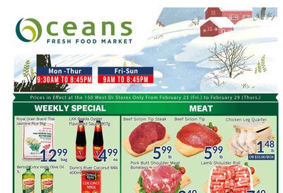 Oceans Fresh Food Market (West Dr., Brampton) Flyer February 23 to 29