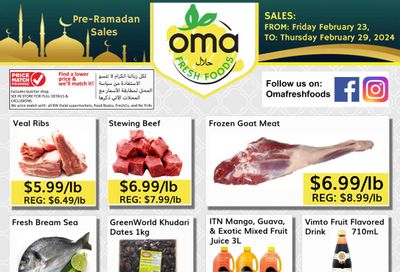 Oma Fresh Foods Flyer February 23 to 29