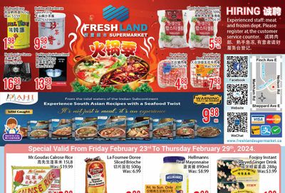 FreshLand Supermarket Flyer February 23 to 29