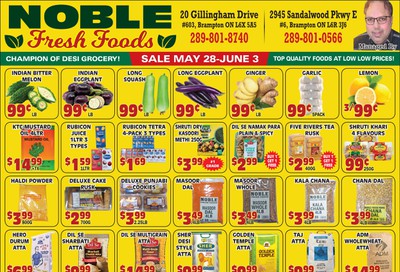 Noble Fresh Foods Flyer May 28 to June 3