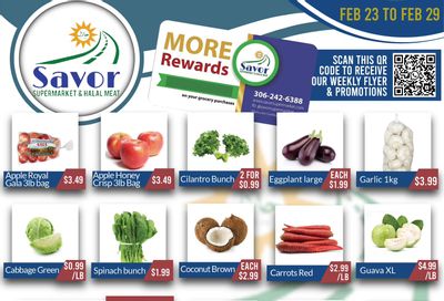 Savor Supermarket Flyer February 23 to 29