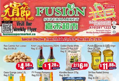Fusion Supermarket Flyer February 23 to 29