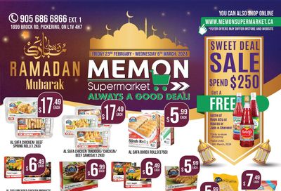 Memon Supermarket Flyer February 23 to March 6