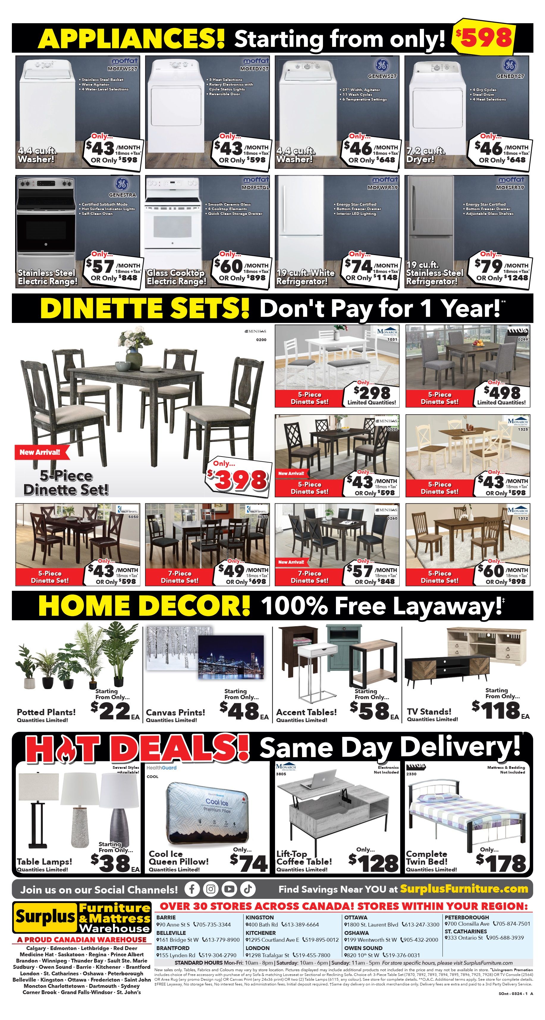 Surplus Furniture & Mattress Warehouse (ON) Flyer February 26 to March 3