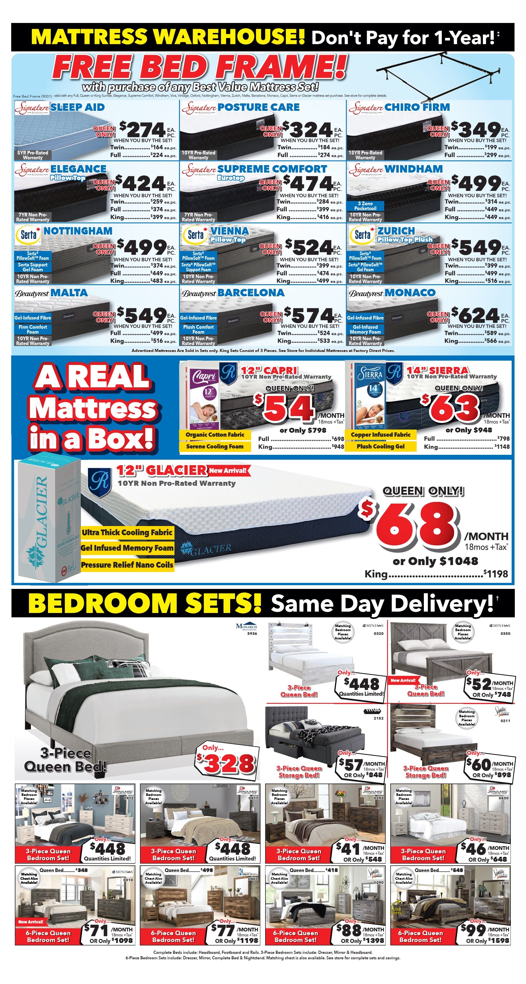 Surplus Furniture & Mattress Warehouse (Calgary, Edmonton) Flyer February 26 to March 3