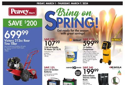 Peavey Mart Flyer March 1 to 7