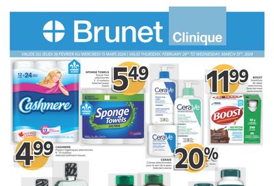 Brunet Clinique Flyer February 29 to March 13