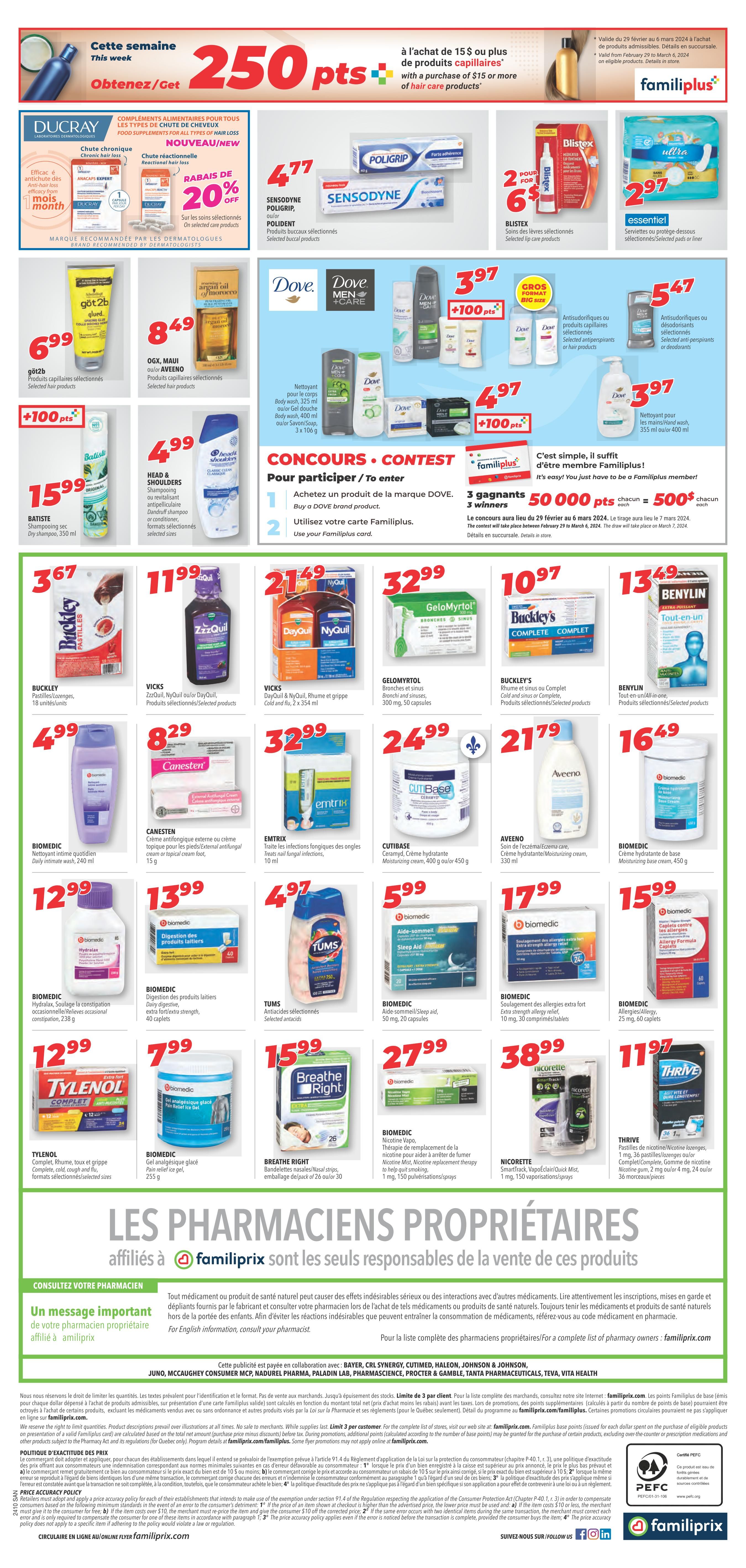 Familiprix Sante Flyer February 29 to March 6
