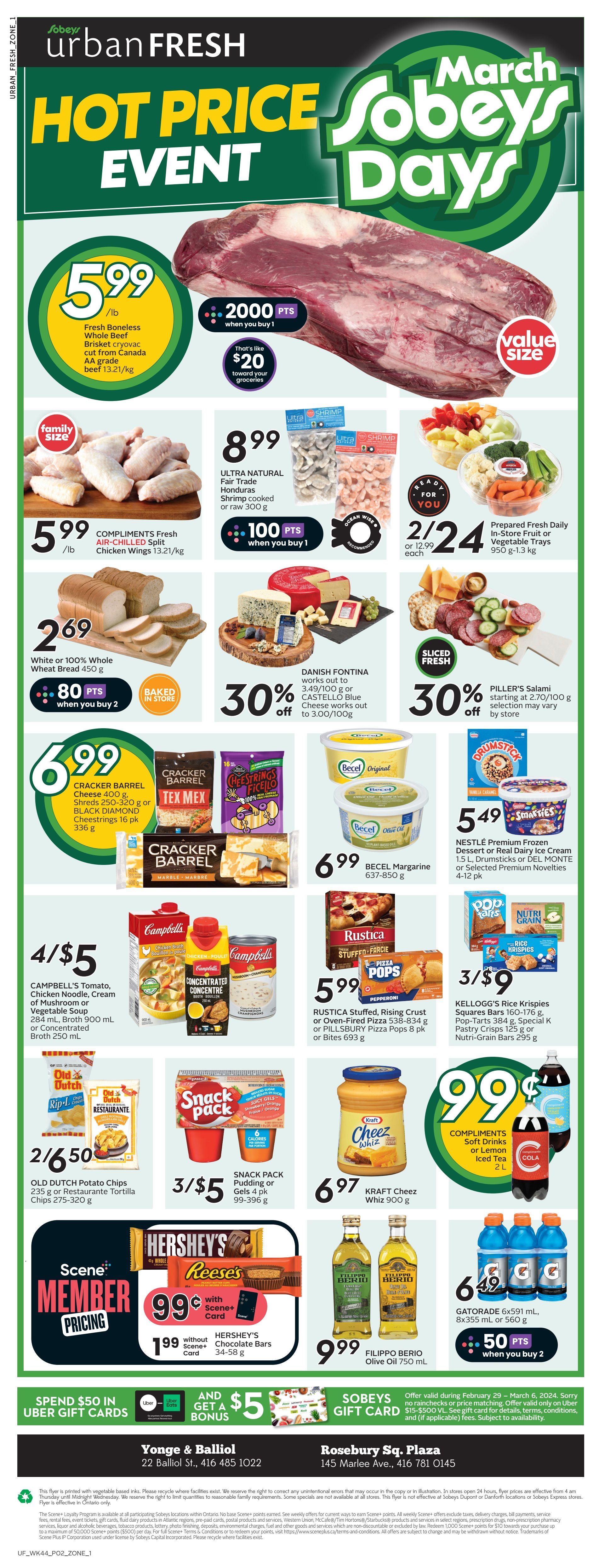 Sobeys Urban Fresh Flyer February 29 to March 6