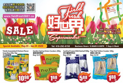 Field Fresh Supermarket Flyer May 29 to June 4