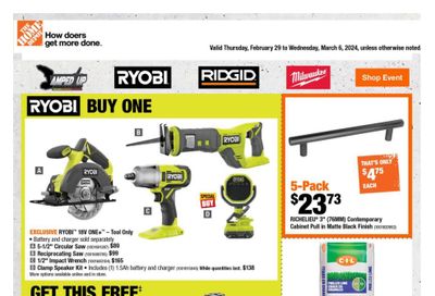 Home Depot (BC) Flyer February 29 to March 6