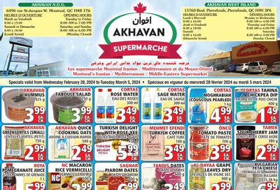 Akhavan Supermarche Flyer February 28 to March 5