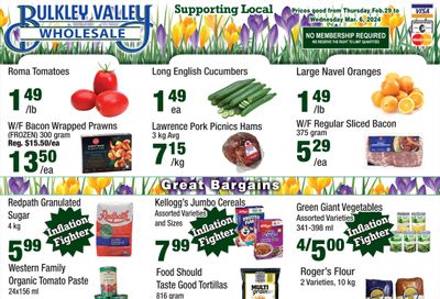 Bulkley Valley Wholesale Flyer February 29 to March 6