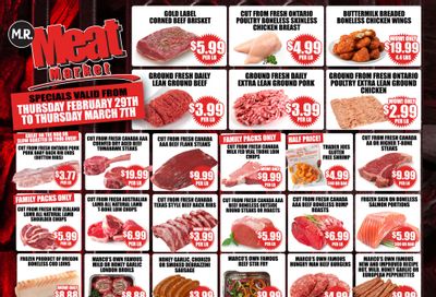 M.R. Meat Market Flyer February 29 to March 7