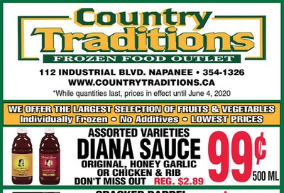 Country Traditions Flyer May 28 to June 4