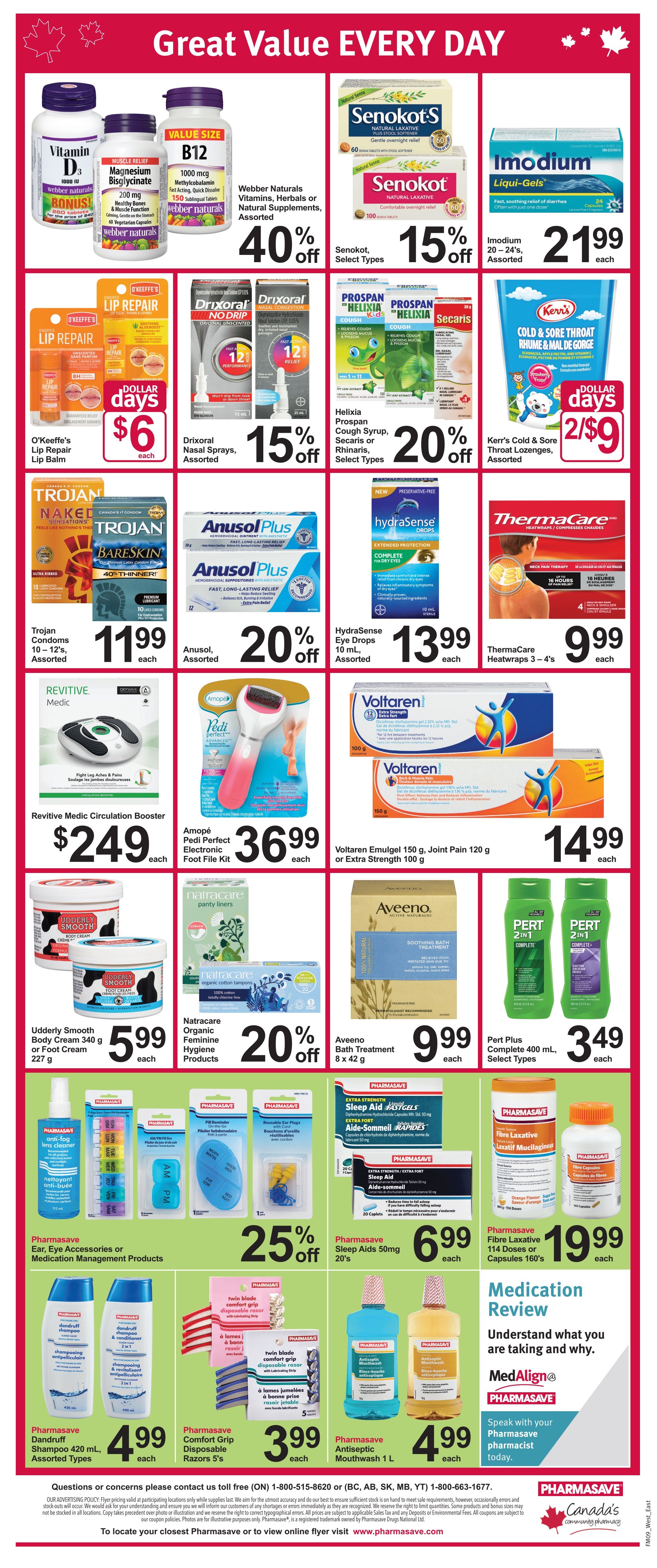 Pharmasave (ON) Flyer March 1 to 14