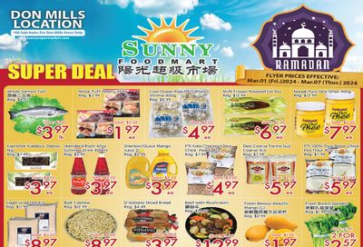Sunny Foodmart (Don Mills) Flyer March 1 to 7