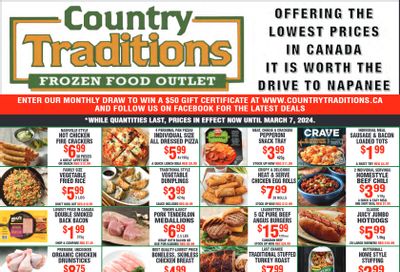 Country Traditions Flyer February 29 to March 7