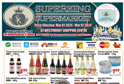 Superking Supermarket (London) Flyer March 1 to 7