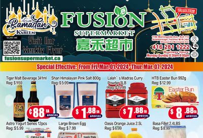 Fusion Supermarket Flyer March 1 to 7