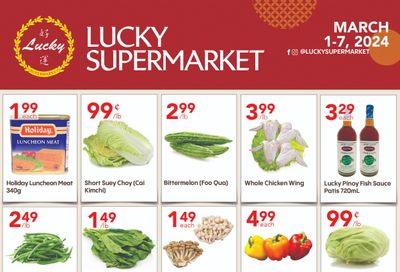 Lucky Supermarket (Winnipeg) Flyer March 1 to 7