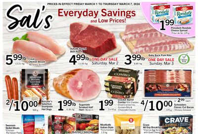 Sal's Grocery Flyer March 1 to 7