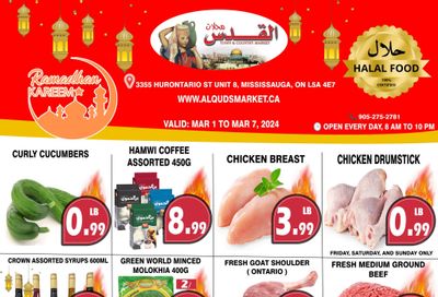 Al-Quds Supermarket Flyer March 1 to 7