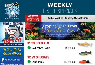 Big Al's (Ottawa East) Weekly Specials March 1 to 7