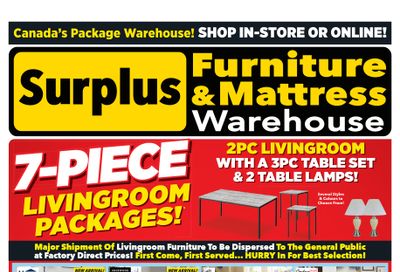 Surplus Furniture & Mattress Warehouse (Sault Ste Marie) Flyer March 4 to 17