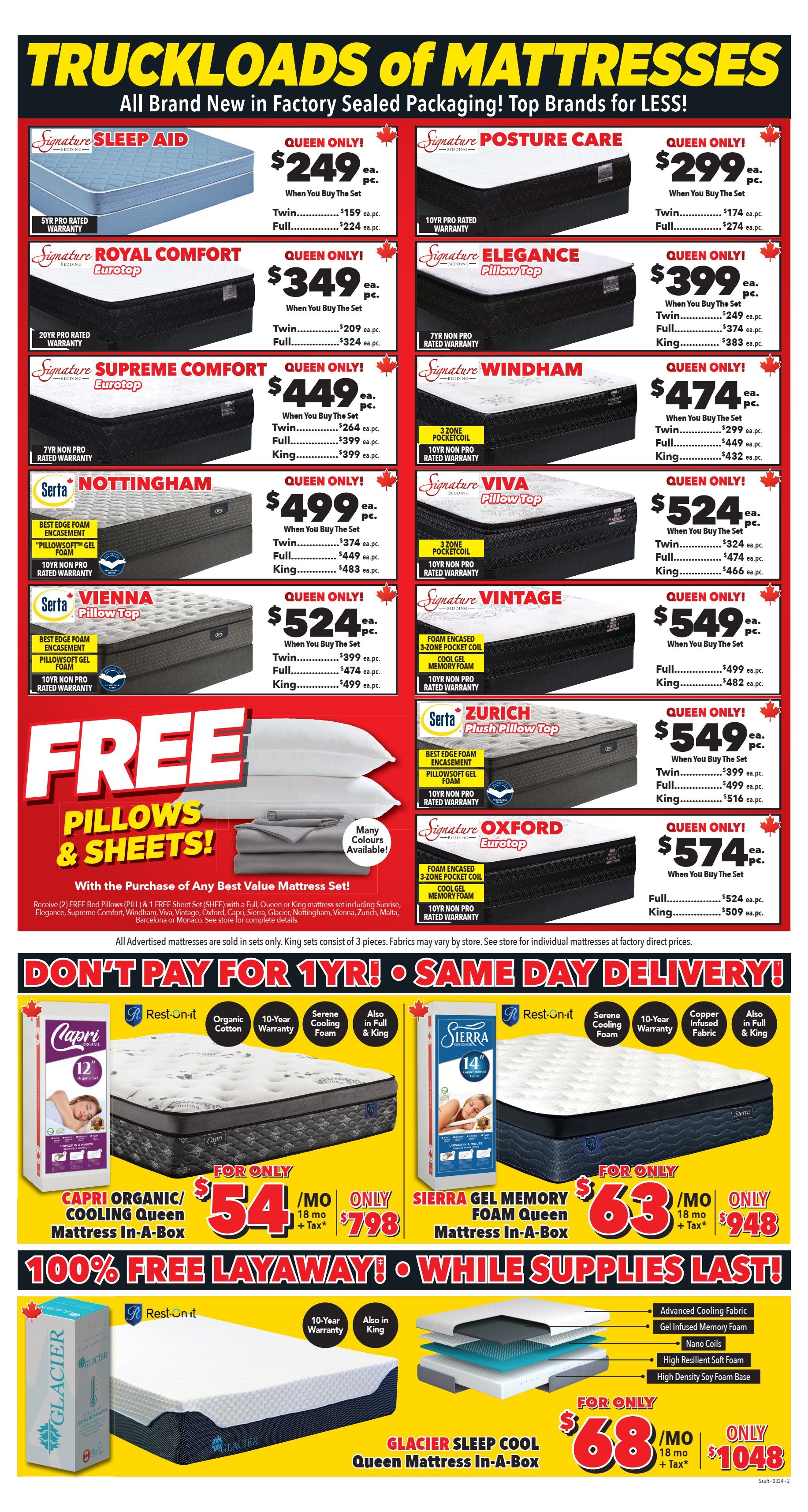 Surplus Furniture & Mattress Warehouse (Sault Ste Marie) Flyer March 4 to 17