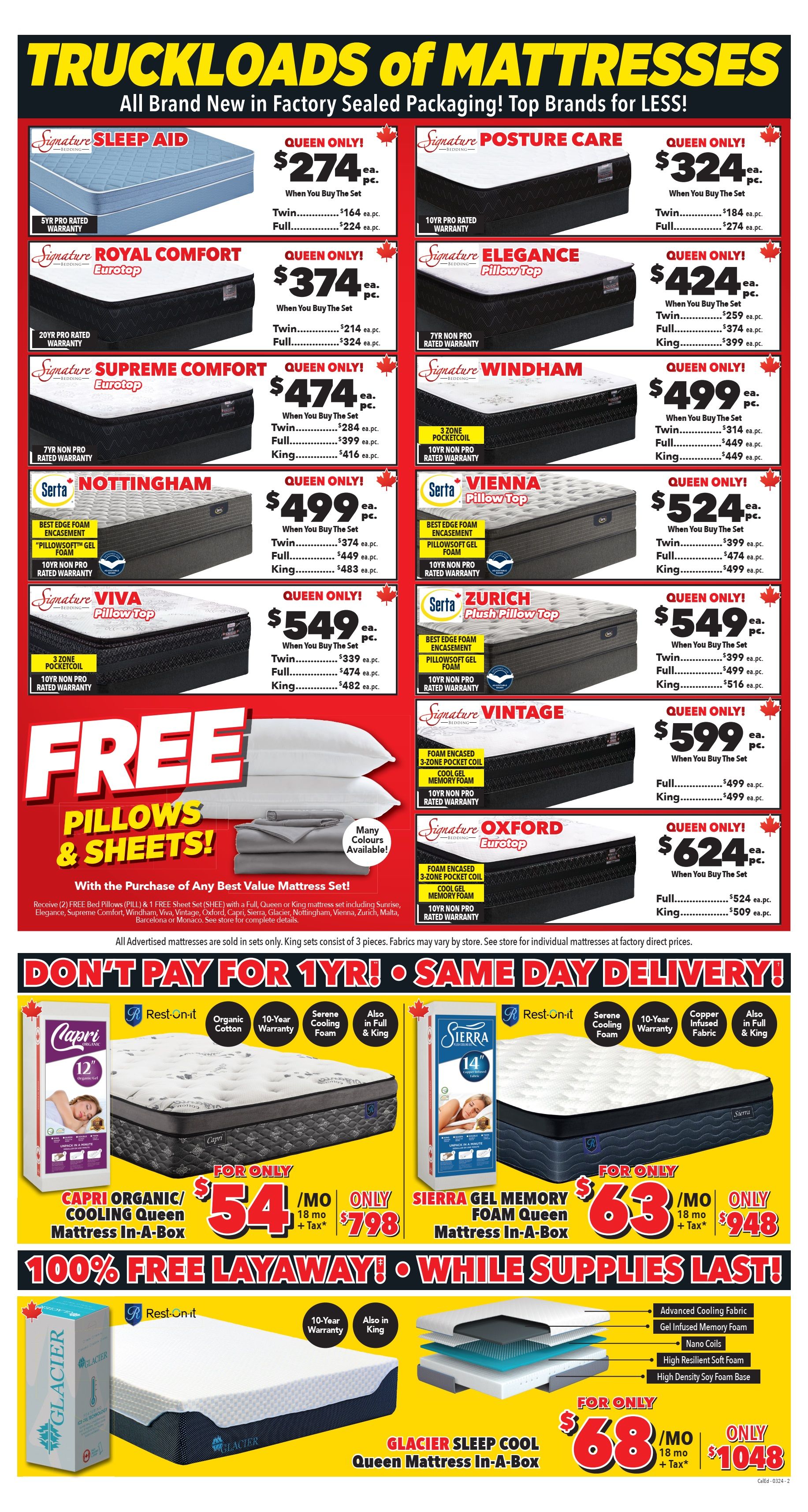 Surplus Furniture & Mattress Warehouse (Calgary, Edmonton) Flyer March 4 to 17