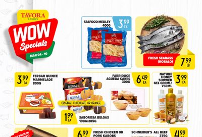 Tavora Foods Flyer March 4 to 10