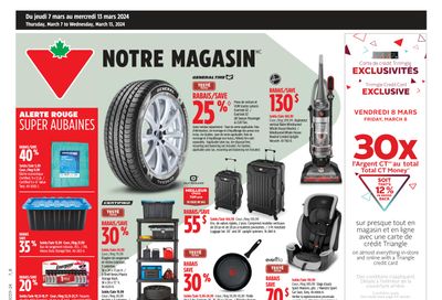Canadian Tire (QC) Flyer March 7 to 13