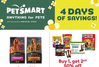 PetSmart Flyer March 7 to 10