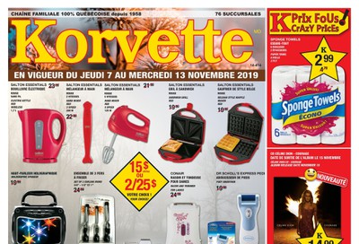 Korvette Flyer November 7 to 13
